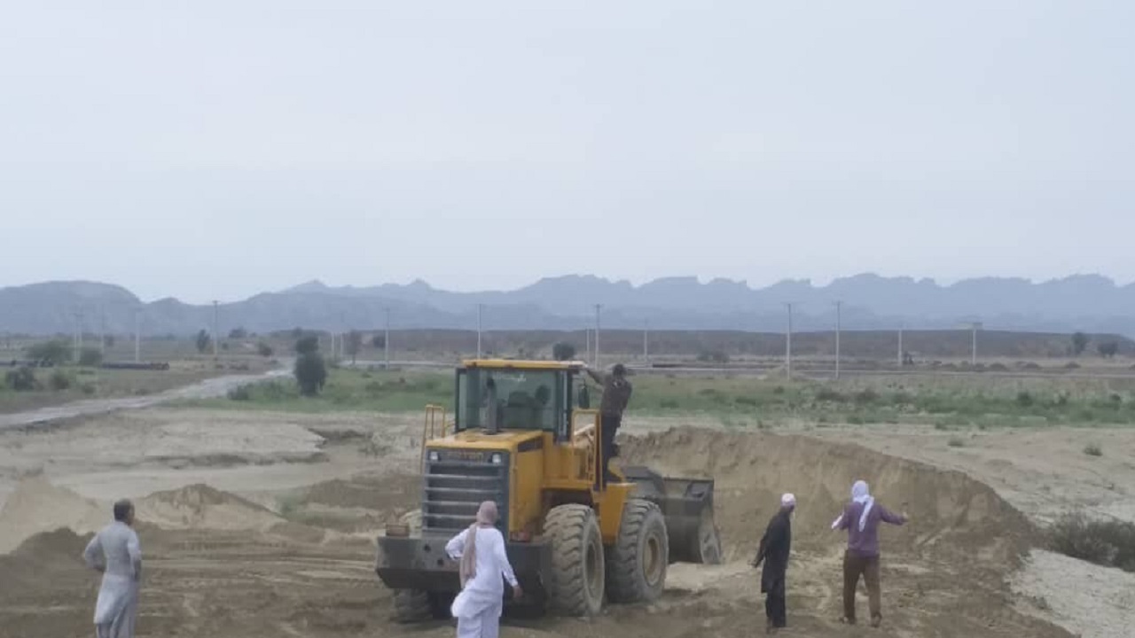 ۲۴ هکتار از اراضی داخل بستر فعال رودخانه در چابهار آزادسازی شد