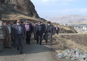 بازدید استاندار کردستان از طرح ها ی عمرانی سنندج