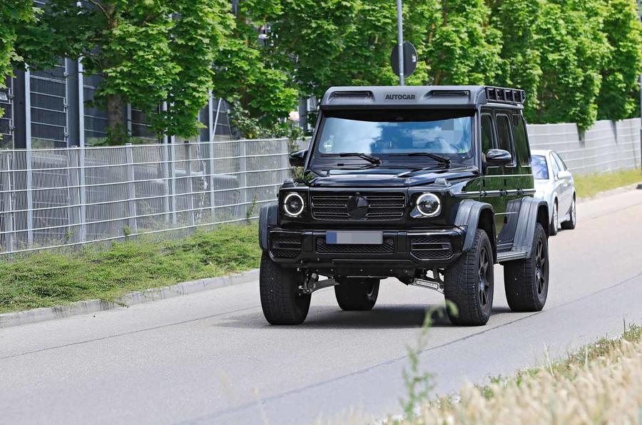 آزمایش مرسدس AMG کلاس G در جاده