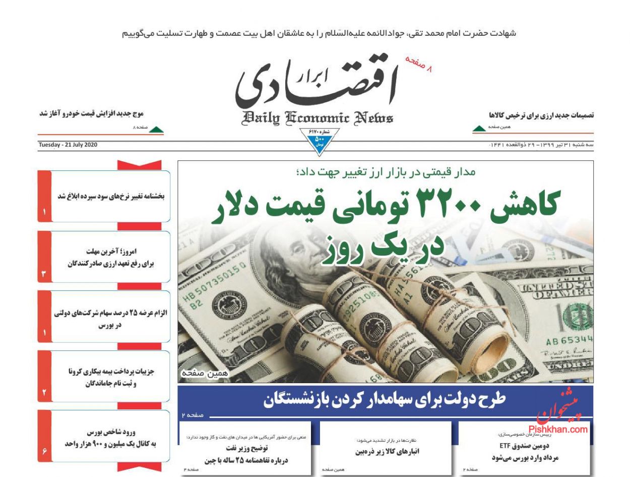سکوت شورای رقابت در برابر قیمت گذاری&zwnj;ها/ امتیاز نفتی به چین نمی&zwnj;دهیم/ سیگنال بد سیاست&zwnj;گذار به بورس