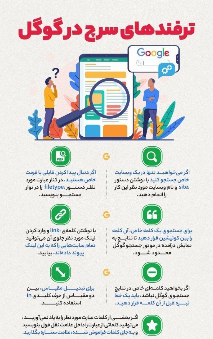 آشنایی با ترفندهای سرچ در گوگل