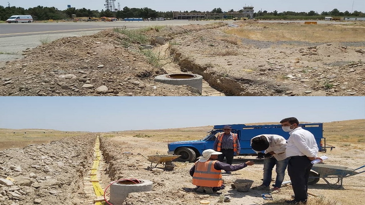 ارتقاء و بروز رسانی روشنایی باند فرودگاه بین المللی پیام