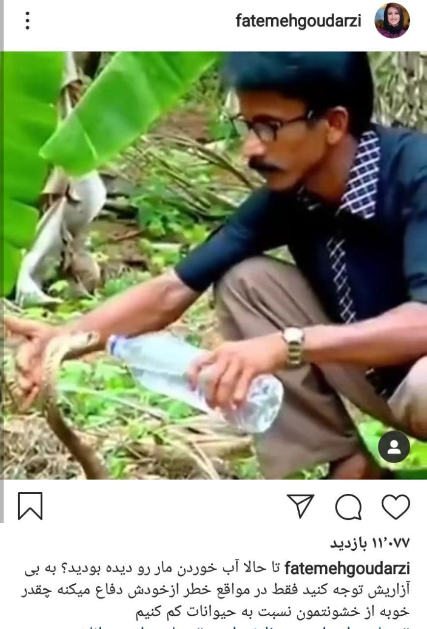 پست جدید فاطمه گودرزی .