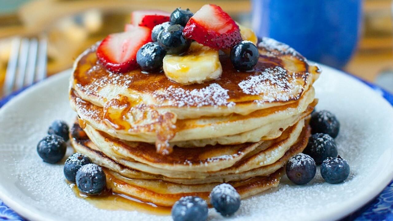 طرز تهیه پنکیک برای صبحانه