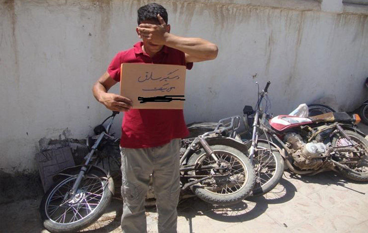 دستگیری سارقان موتورسیکلت‌های محله عباس آباد در شرق تهران