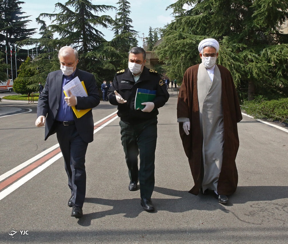 کدام مسئولان کشوری و لشکری از ماسک استفاده می&zwnj;کنند + تصاویر