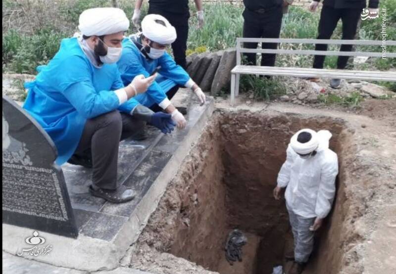 ۱۰ نفر اجازه شرکت در مراسم خاکسپاری را دارند