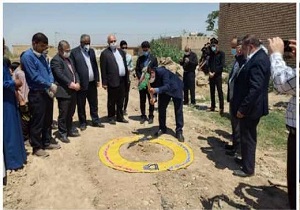 کلنگ زنی مرکز بهداشت و خدمات سلامت روستای آلبوسحاب انجام شد
