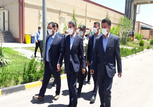 حضور سرزده استاندار آذربایجان‌غربی در پتروشیمی مهاباد