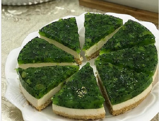 چیز کیک کیوی + طرز تهیه