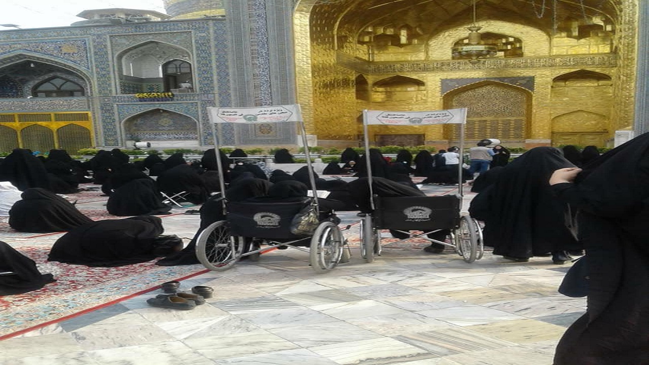 با خدمتگزاران امام هشتم پیش به سوی سعادت