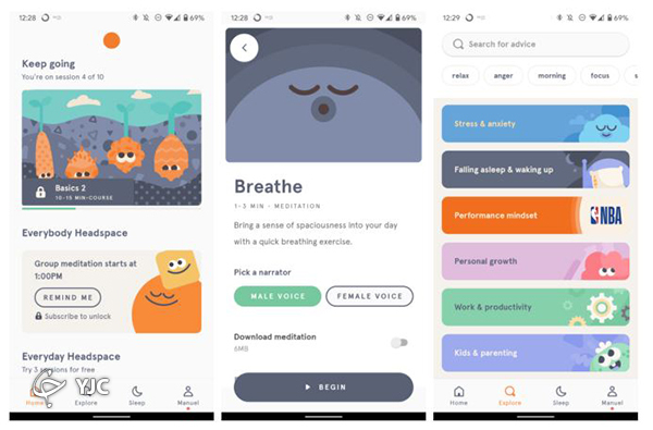 برنامه Headspace