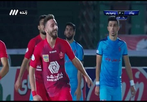 گل سوم پرسپولیس به پیکان مورخ ۸ تیرماه ۹۹ + فیلم