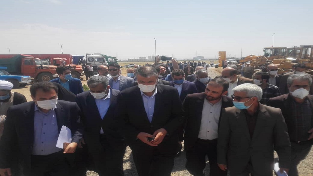 کلنگ زنی طرح ملی مسکن در مهرگان