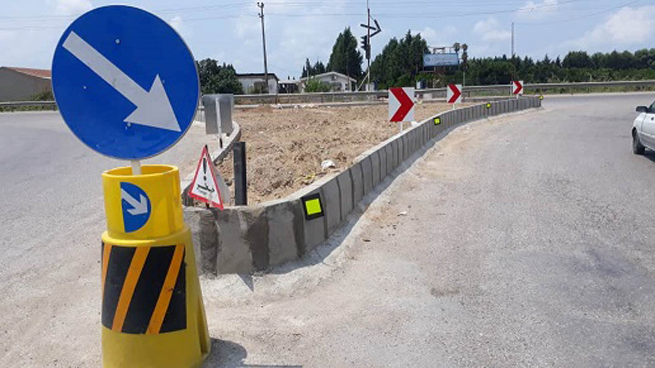محور ساری به فرح آباد ایمن سازی شد