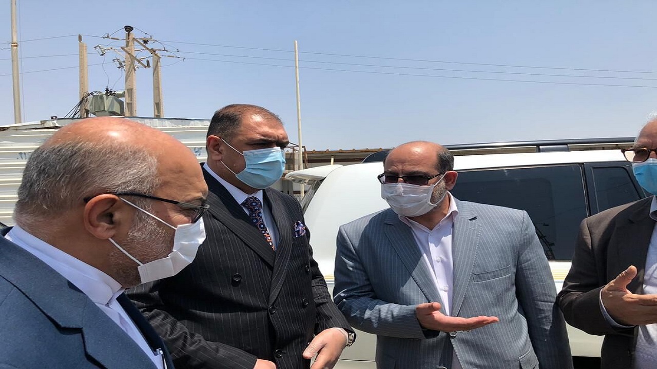 بازدید از پایانه بین‌المللی مرز تجاری شلمچه