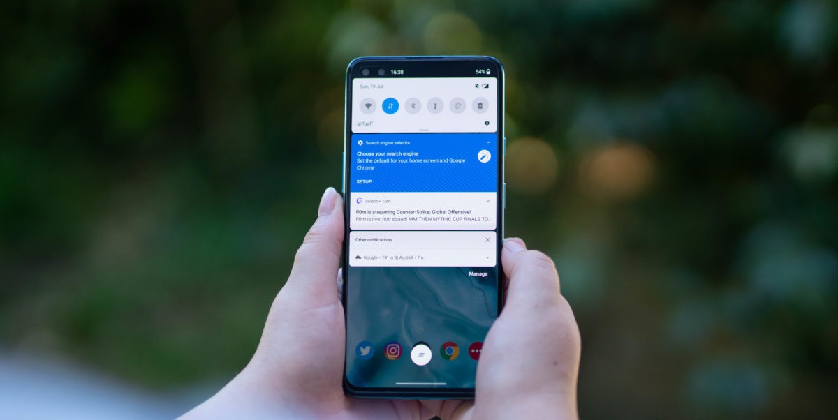 اندروید 10 گوشی OnePlus Nord