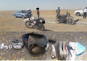 صیادان حرفه‌ای پرندگان شکاری در دام محیط زیست نمین گرفتار شدند