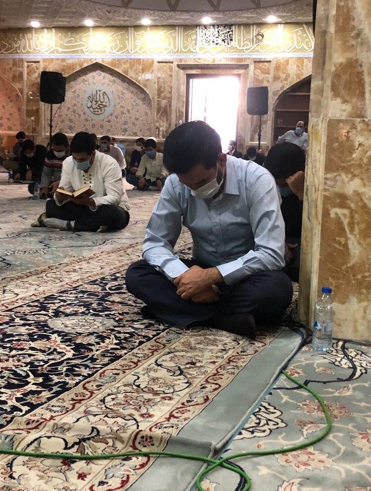 آذری جهرمی در مراسم دعای عرفه