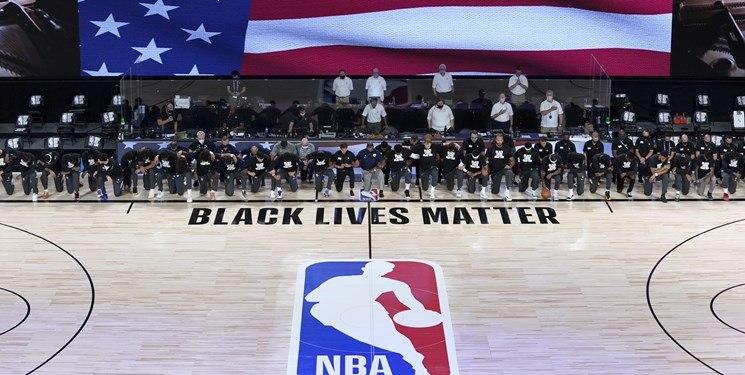 ادای احترام بسکتبالیست&zwnj;های NBA به سیاهپوستان + عکس