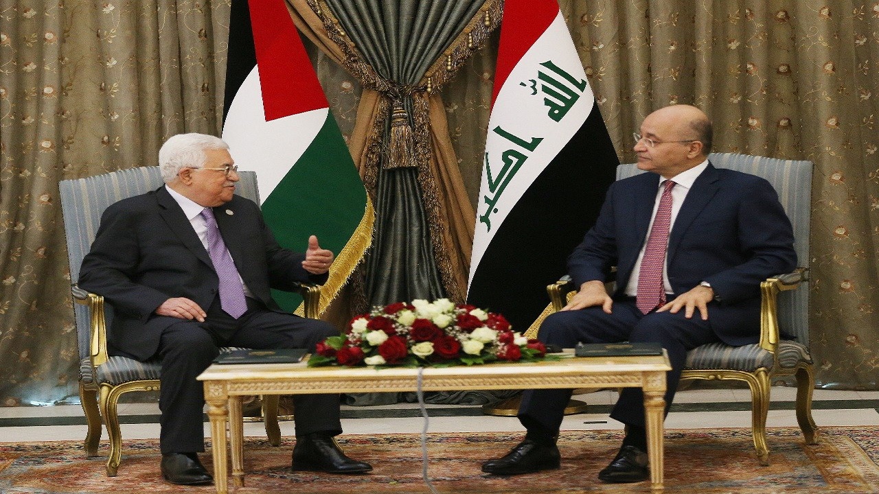 گفتگوی تلفنی محمود عباس و برهم صالح درباره تحولات فلسطین