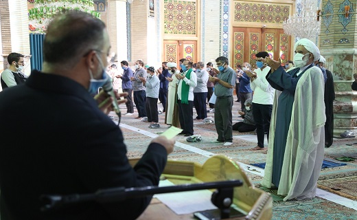 نماز عید قربان در مسجد مقدس جمکران 