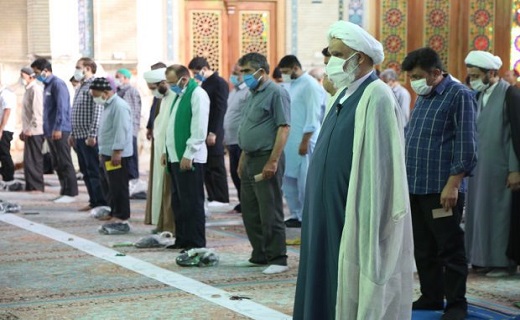 نماز عید قربان به امامت آیت الله کعبی