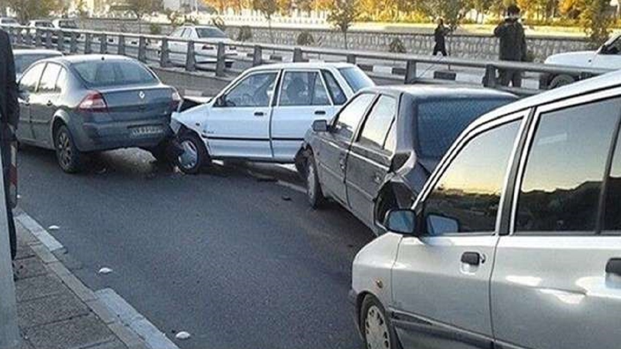 افزایش تعداد مصدومان تصادف زنجیره‌ای قزوین