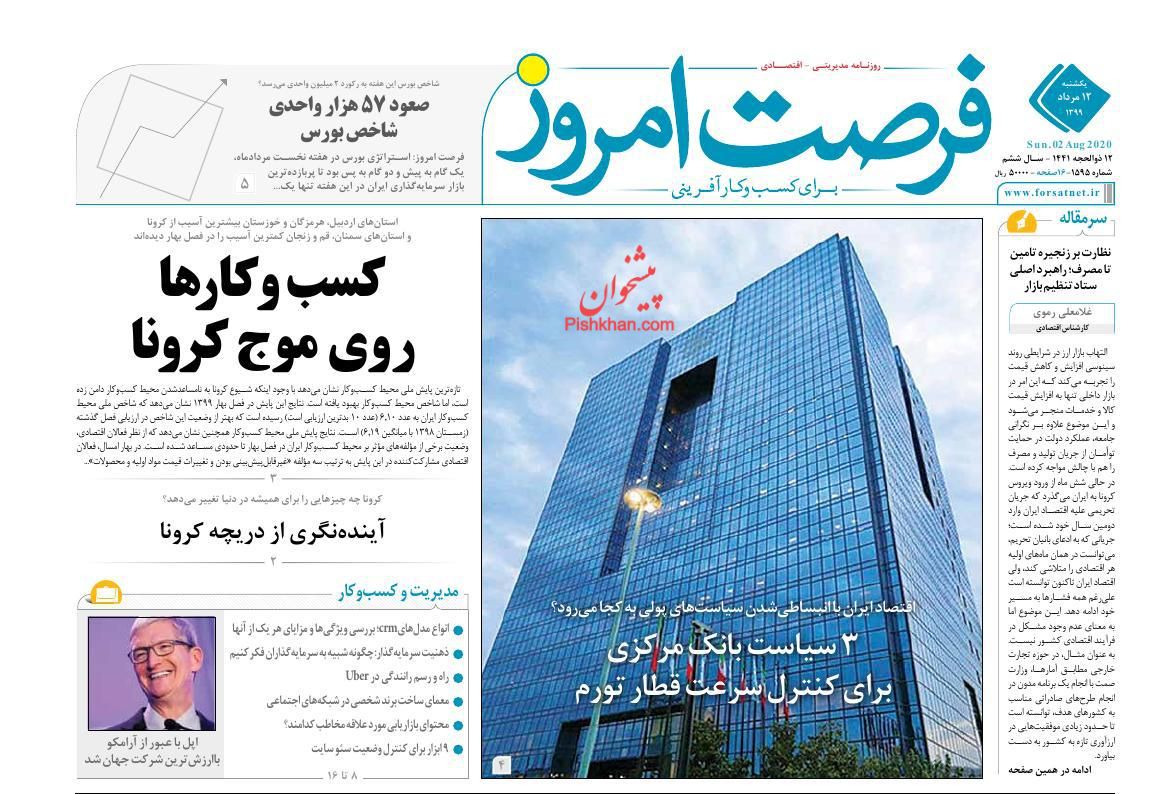 شوک بورسی به وام مسکن/ کسب و کارها روی موج کرونا/ با رفتار پلیسی نمی توان گرانی ها را مهار کرد