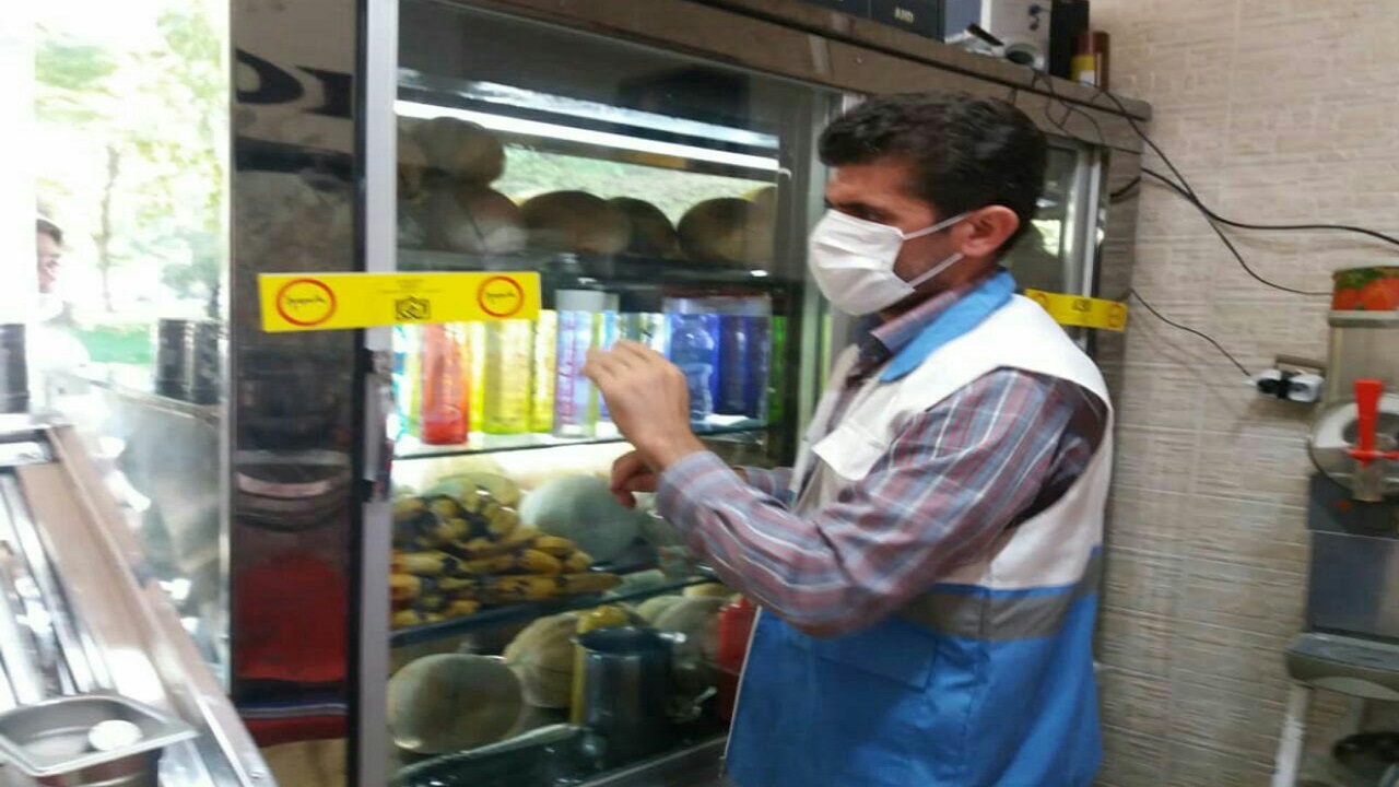 پلمب یک واحد عرضه آب‌میوه و بستنی در قزوین