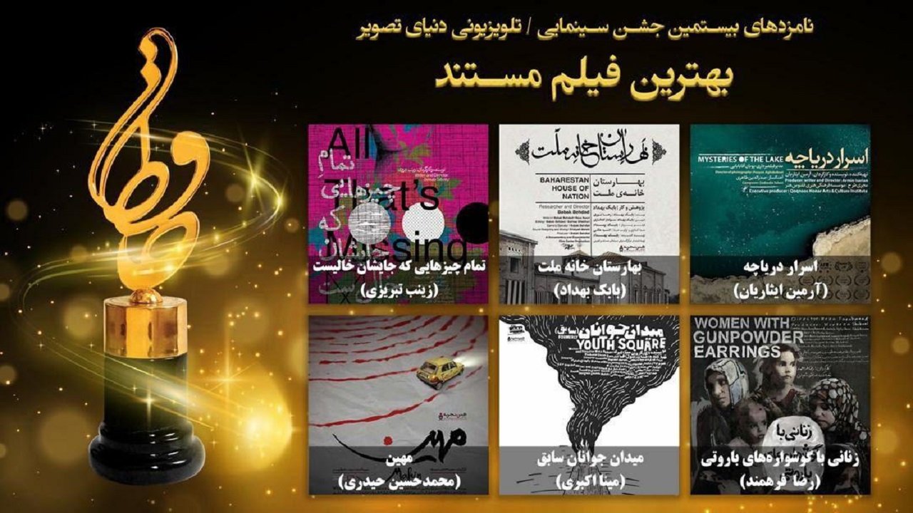اعلام نامزد‌های بخش مستند بیستمین جشن حافظ