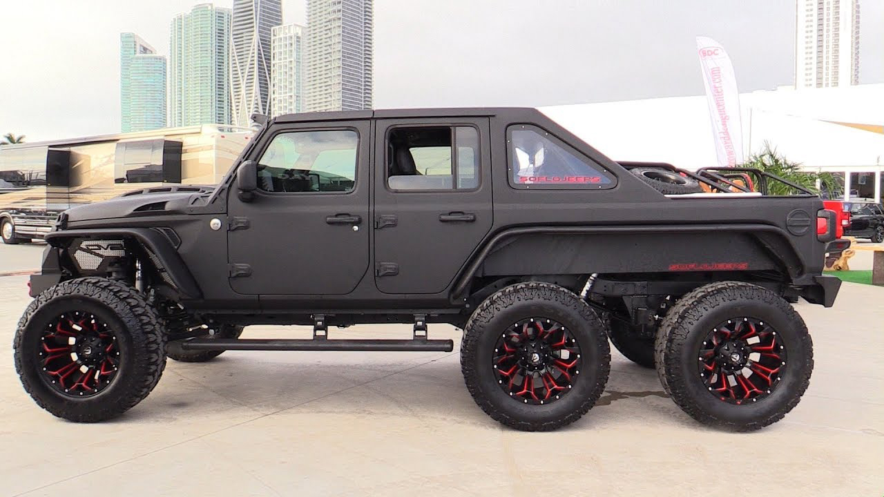 جیپ Gladiator 6x6، هیولای آخرالزمانی جاده‌ ها