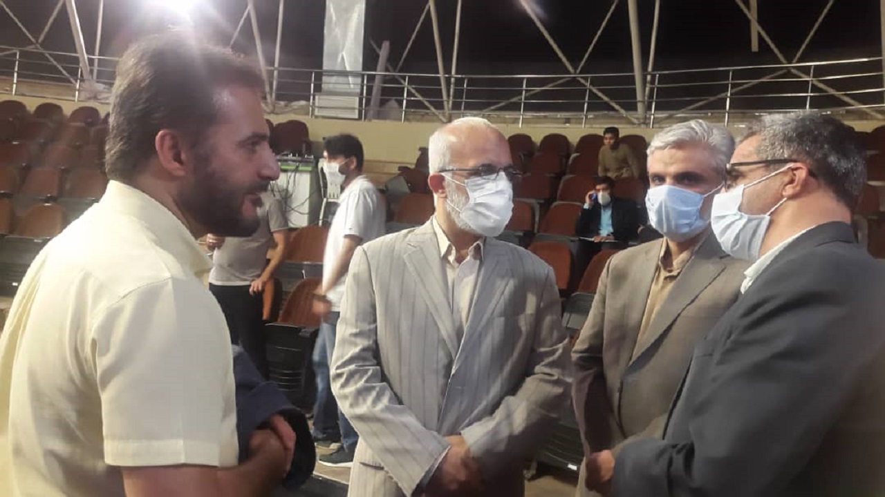 بازدید مدیرکل صداوسیمای خراسان رضوی ازپشت صحنه ویژه برنامه "شبهای سناباد"