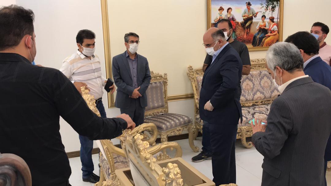 افتتاح همزمان ۲ واحد بزرگ نمایشگاهی منبت و مبلمان در ملایر