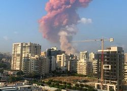 انفجار مهیب بندر بیروت