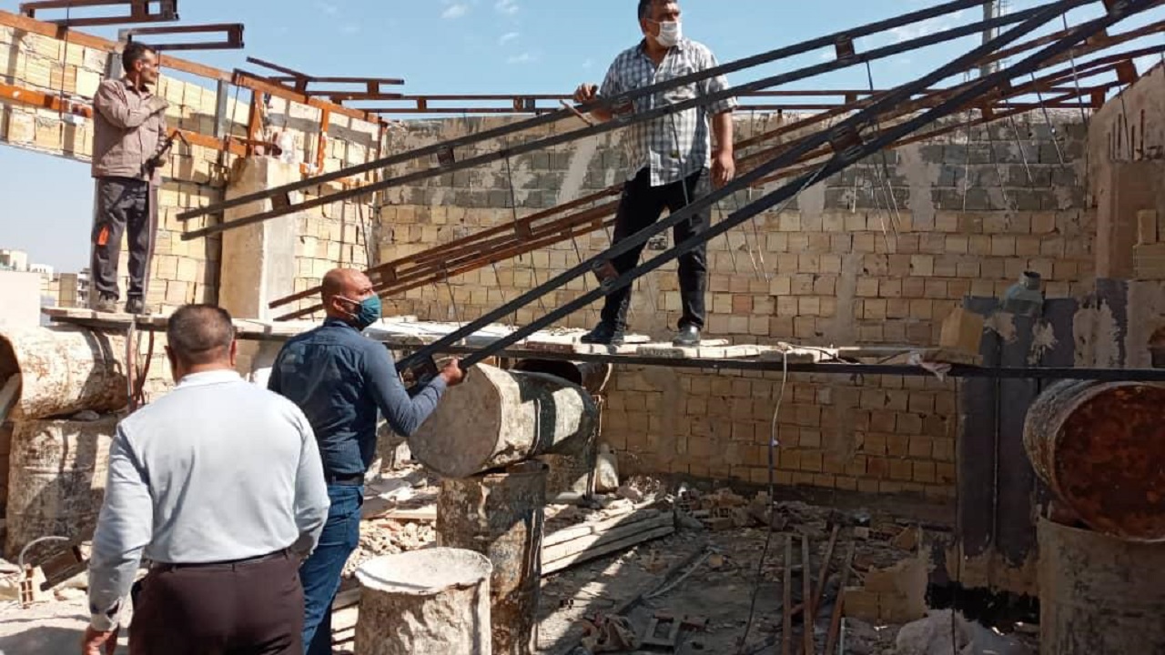 تخریب ۲ مورد ساخت و ساز غیر مجاز در فردیس