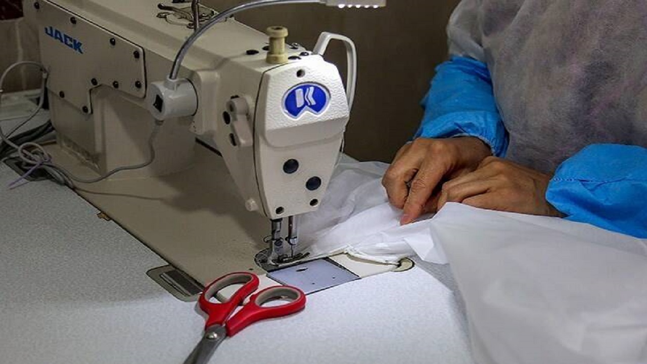 افتتاح کارگاه تولید ماسک در آبیک