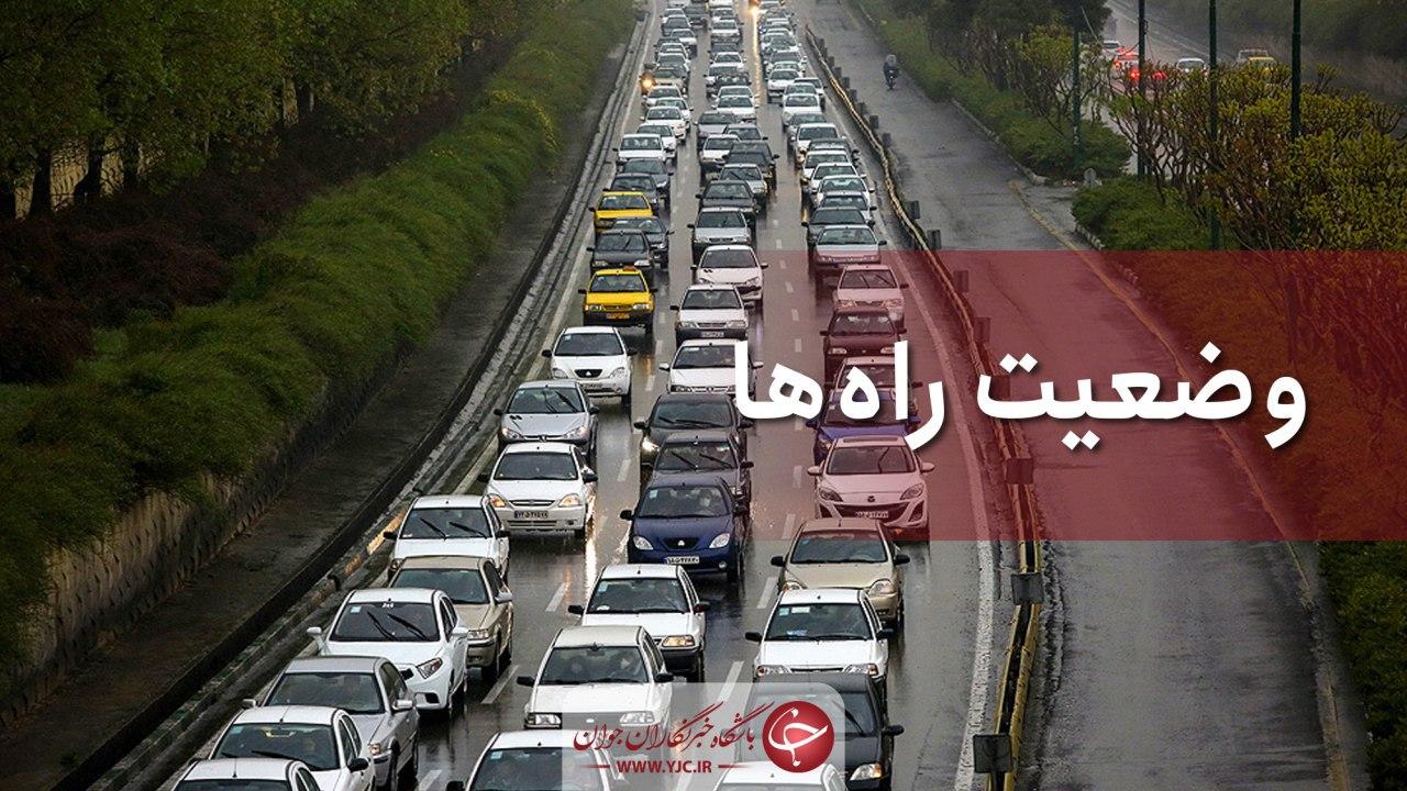 محور کرج-چالوس یکطرفه شد