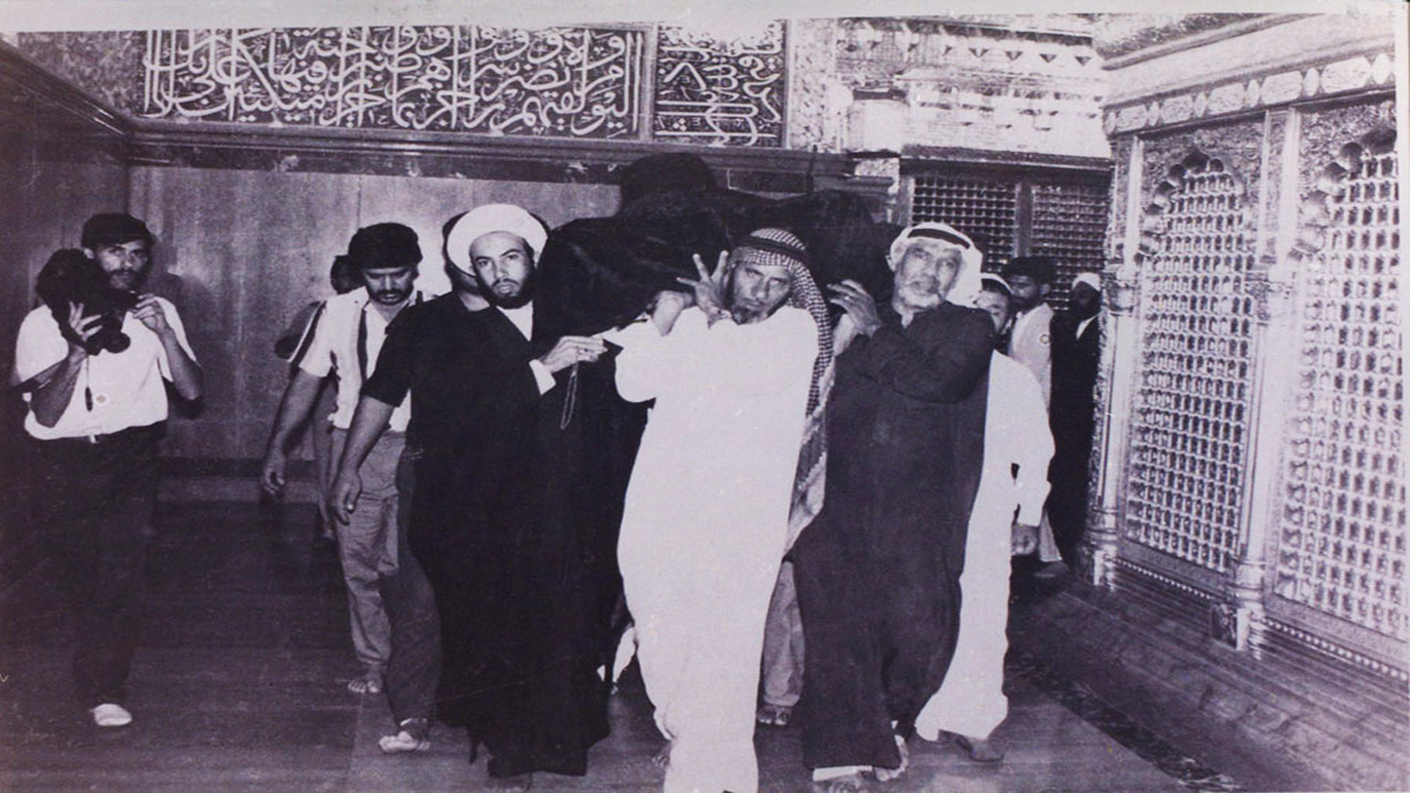 تششیع جنازه آیت الله خویی