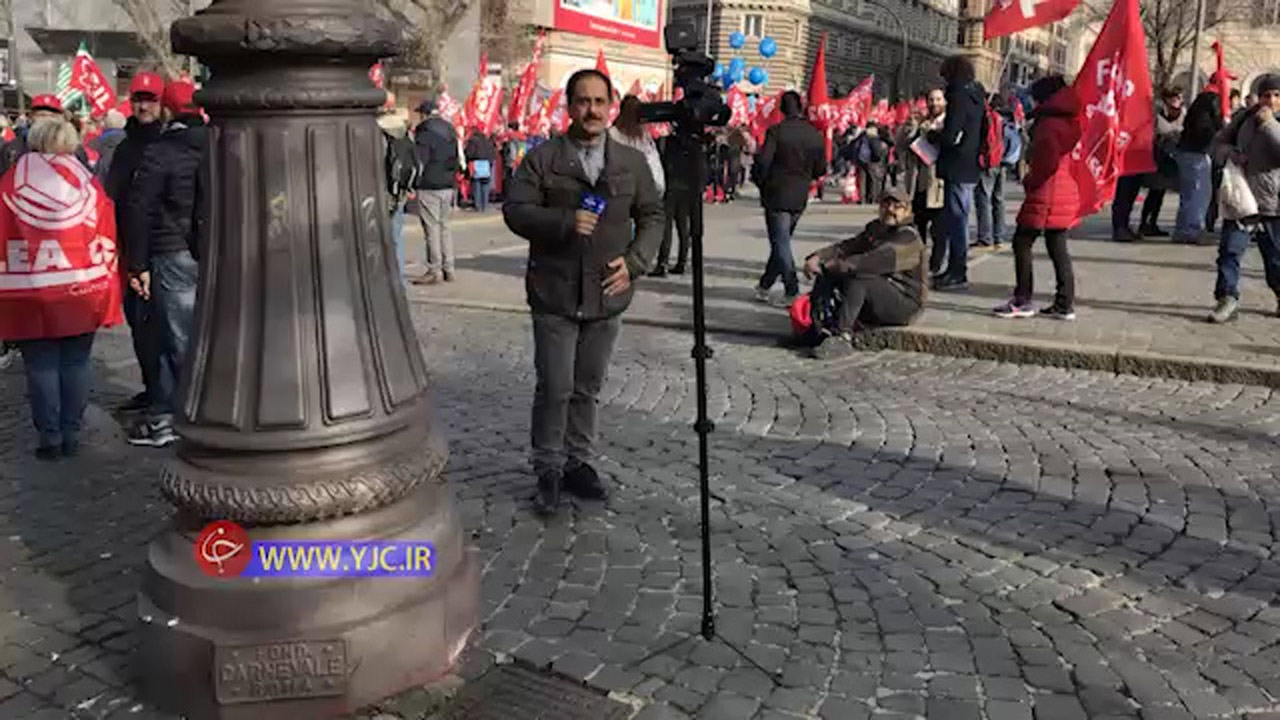 پشت صحنه‌هایی جالب از خبرنگاران حین تهیه گزارش + فیلم
