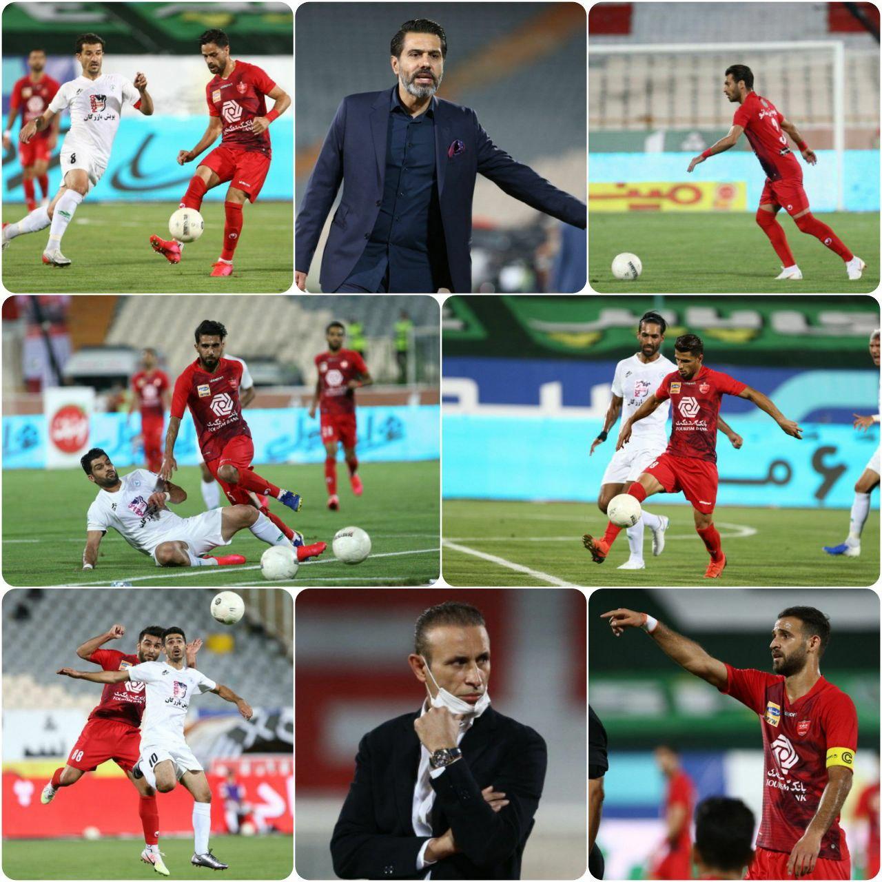 گزارش تصویری از نیمه نخست دیدار پرسپولیس - ذوب آهن