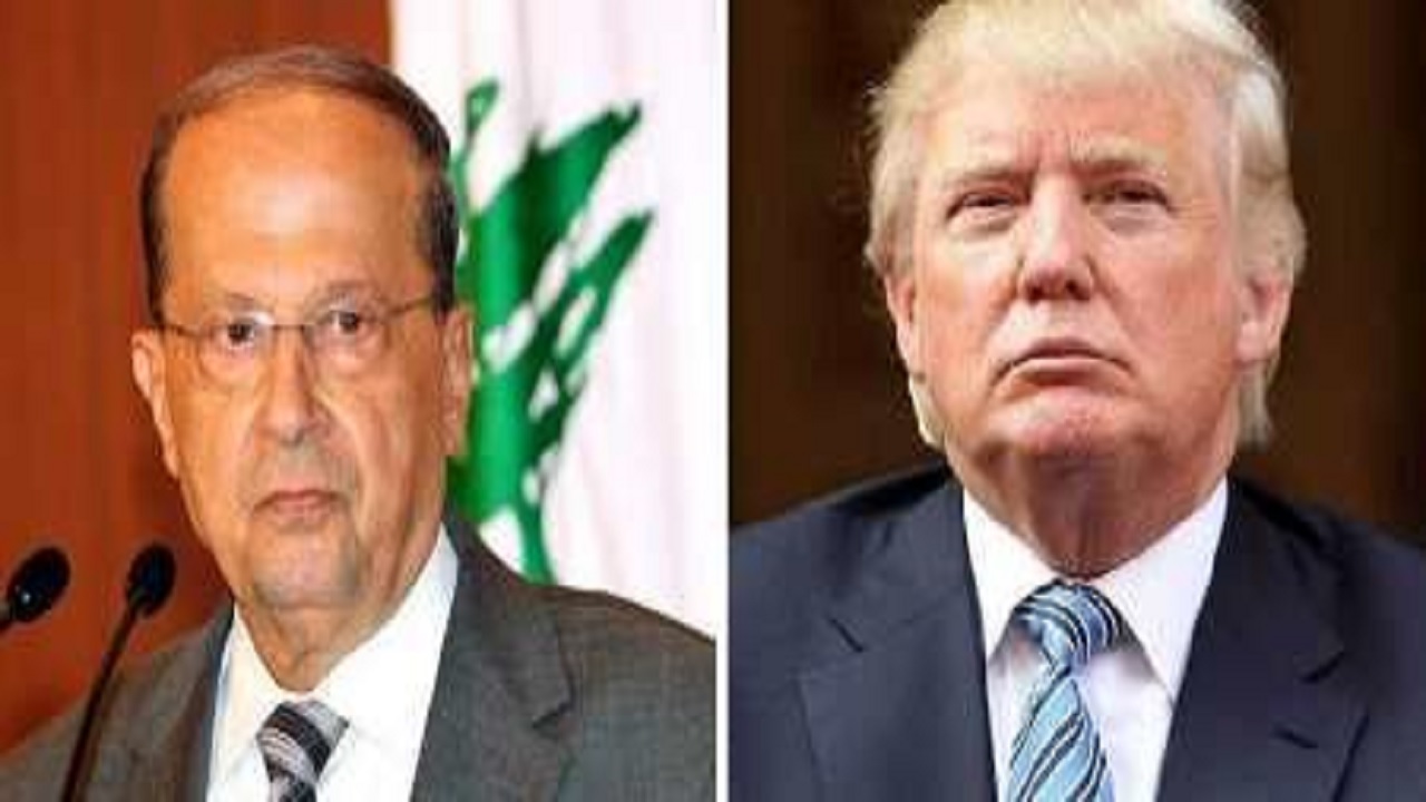 گفت وگوی تلفنی ترامپ با رئیس جمهور لبنان