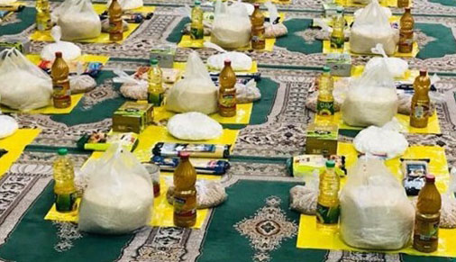 توزیع ۷۰۰ بسته غذایی و بهداشتی در ملکان