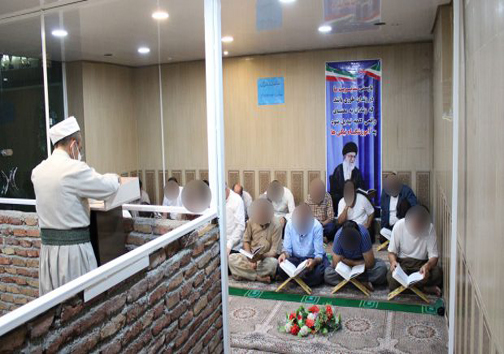 مسابقه قرائت و ترتیل قرآن کریم در زندان مهاباد برگزار شد