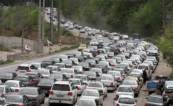 افزایش حجم بار ترافیکی از ساعت ۱۷/ ترافیک نیمه سنگین در محورهای شمالی کشور
