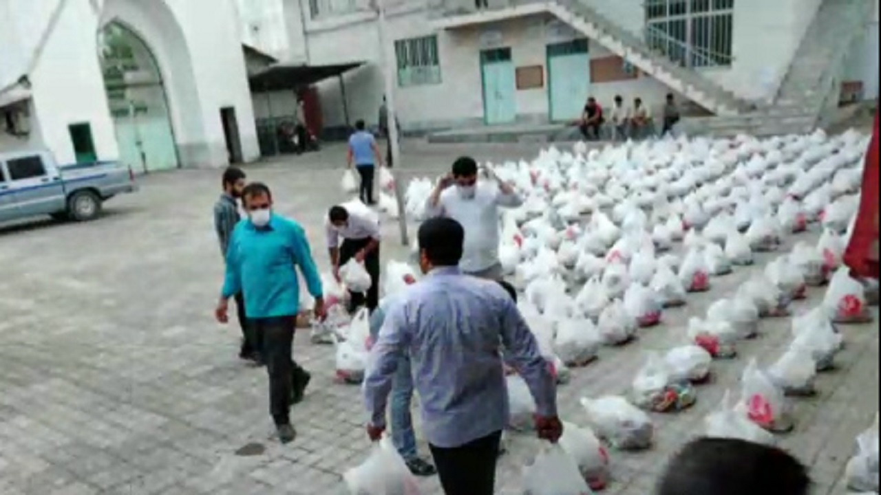 مرحله دوم کمک‌های مؤمنانه در روستای قادیکلای بزرگ + فیلم
