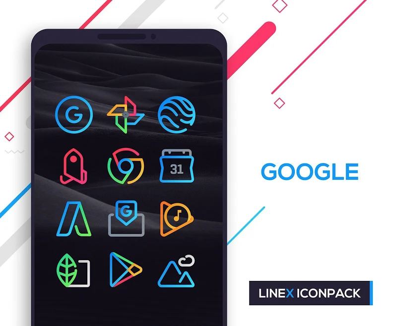 دانلود Nova Dark Icon Pack 2.5 &ndash; آیکون پک نوا دارک