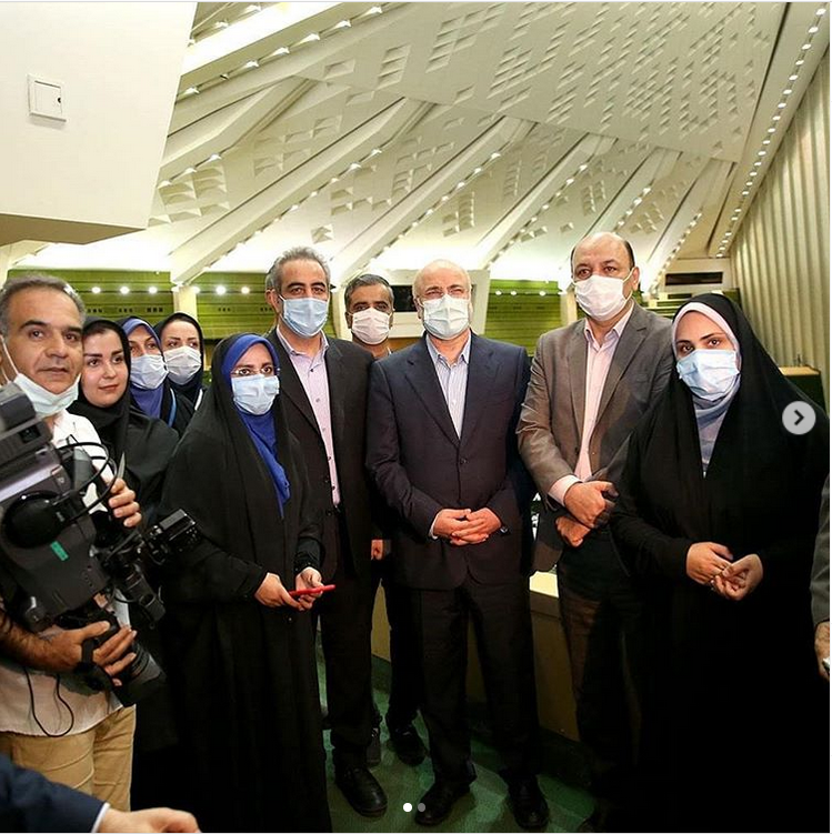 حضور قالیباف در جمع خبرنگاران پارلمانی به مناسبت ۱۷ مرداد