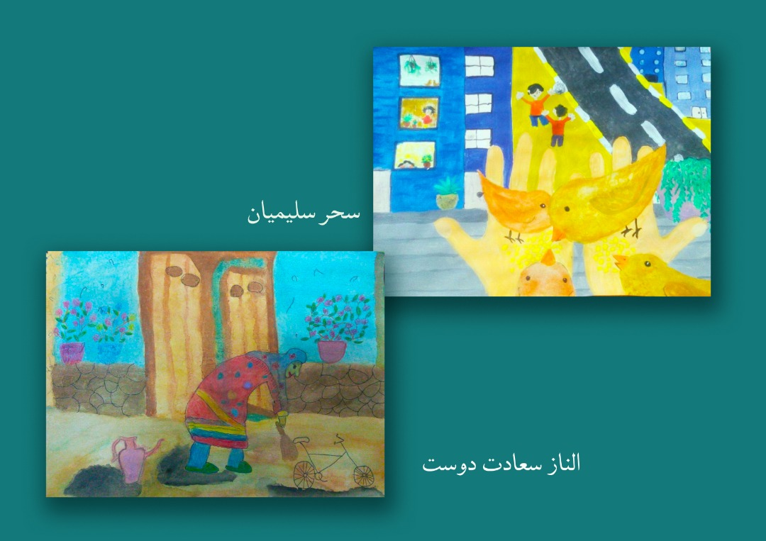 درخشش دختران نقاش یزدی در کشور
