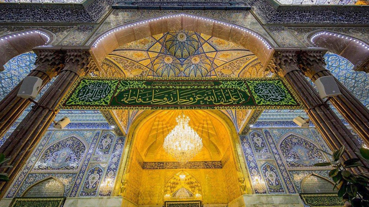 آذین‌بندی حرم امام حسین (ع) در آغاز ذی‌الحجه